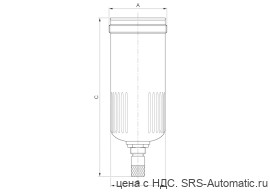 Aventics Ресиверы, Cерия NL2-CLS – 1827009335 - Aventics Ресиверы, Cерия NL2-CLS – 1827009335