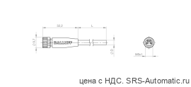 Разъем с кабелем Balluff BCC M314-0000-10-003-PX0434-150 - Разъем с кабелем Balluff BCC M314-0000-10-003-PX0434-150