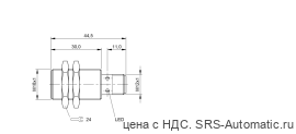 Индуктивный датчик расстояния Balluff BAW M18ME-ICC50B-S04G - Индуктивный датчик расстояния Balluff BAW M18ME-ICC50B-S04G