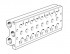 Festo PRS-ME-1/8-8 Плита монтажная - Festo PRS-ME-1/8-8 Плита монтажная