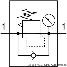 Festo VMPA1-B8-R1-M5-10 Плита регуляторов - Festo VMPA1-B8-R1-M5-10 Плита регуляторов