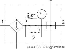 Festo LFRS-3/4-D-MAXI-KA-A Блок подготовки воздуха - Festo LFRS-3/4-D-MAXI-KA-A Блок подготовки воздуха