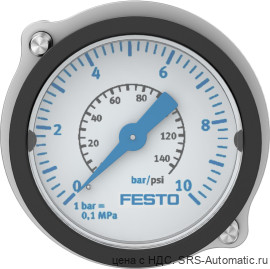 Festo FMA-40-10-1/4-EN Манометр - Festo FMA-40-10-1/4-EN Манометр