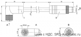 Соединительный кабель Balluff BCC M425-M415-3L-386-PX85A5-100 - Соединительный кабель Balluff BCC M425-M415-3L-386-PX85A5-100