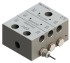 2.2V.05-C075 - Распределитель последовательной смазки (серия DPX), визуальный индикатор, 75 мм3/цикл, 5 секций (10 выходов), вход G1/8", выходы М10х1 - 2.2V.05-C075 - Распределитель последовательной смазки (серия DPX), визуальный индикатор, 75 мм3/цикл, 5 секций (10 выходов), вход G1/8", выходы М10х1