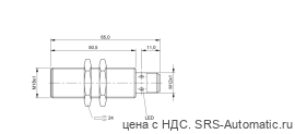 Индуктивный датчик расстояния Balluff BAW M18MI-UAC50B-S04G - Индуктивный датчик расстояния Balluff BAW M18MI-UAC50B-S04G