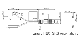 Магнитный датчик для цилиндра Balluff BMF 303K-PS-C-2A-SA95-S75-00,3 - Магнитный датчик для цилиндра Balluff BMF 303K-PS-C-2A-SA95-S75-00,3
