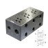 EM207/3Y - Плита для распределителей и клапанов, трехместная, CETOP 07, P-A-B= G1", T=G11/4", M=G1/4", сбоку - EM207/3Y - Плита для распределителей и клапанов, трехместная, CETOP 07, P-A-B= G1", T=G11/4", M=G1/4", сбоку