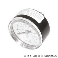 IMI Norgren Manometer analog, Ø 50mm R1/8 ABS, Edelstahl, Stahl - IMI Norgren Manometer analog, Ø 50mm R1/8 ABS, Edelstahl, Stahl