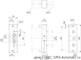 Aventics Адаптерная плита – 1825503165 - Aventics Адаптерная плита – 1825503165