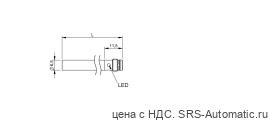 Индуктивный датчик Balluff BES 516-371-E5-C-S49 - Индуктивный датчик Balluff BES 516-371-E5-C-S49