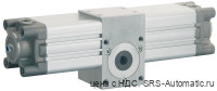 Поворотный цилиндр с полым валом и настройкой угла поворота с шагом +/- 5° xrf 100 270