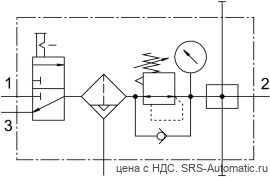 Festo LFRS-3/4-D-MAXI-KB-A Блок подготовки воздуха - Festo LFRS-3/4-D-MAXI-KB-A Блок подготовки воздуха