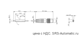 Магнитный датчик для цилиндра Balluff BMF 303K-NS-C-2A-SA2-S49-00,5 - Магнитный датчик для цилиндра Balluff BMF 303K-NS-C-2A-SA2-S49-00,5