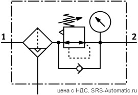 Festo LFR-1-D-7-DI-MAXI-A Фильтр-регулятор - Festo LFR-1-D-7-DI-MAXI-A Фильтр-регулятор