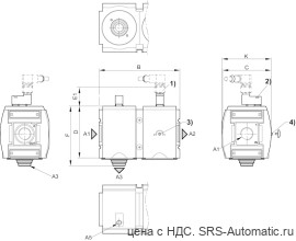 Aventics Блок наполнения, с пневматическим управлением, Cерия AS5-SSU – R412009379 - Aventics Блок наполнения, с пневматическим управлением, Cерия AS5-SSU – R412009379