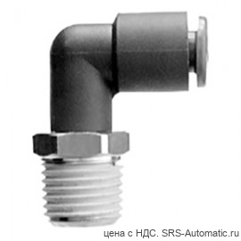 SMC KR-L08-02S Штуцер цанговый угловой - SMC KR-L08-02S Штуцер цанговый угловой