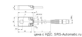 Оптический датчик Balluff BOS R01E-PO-KE20-00,2-S49 - Оптический датчик Balluff BOS R01E-PO-KE20-00,2-S49