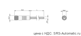 Разъем с кабелем Balluff BCC W314-0000-10-003-MW8434-010 - Разъем с кабелем Balluff BCC W314-0000-10-003-MW8434-010