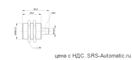 Индуктивный датчик Balluff BES M30MF-GSC15B-S04K - Индуктивный датчик Balluff BES M30MF-GSC15B-S04K