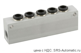 Коллектор 5-местный алюминиевый aignep серия 55000  50900 00 n01 - Коллектор 5-местный алюминиевый aignep серия 55000  50900 00 n01