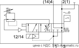 Festo VABF-S6-1-P5A4-G12-4-1-P Клапан плавного пуска - Festo VABF-S6-1-P5A4-G12-4-1-P Клапан плавного пуска