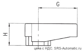 Короткая рукоятка aignep 06900 a0 30 00 00 - Короткая рукоятка aignep 06900 a0 30 00 00