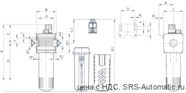 Aventics Стандартная масленка для масляного тумана, Cерия NL2-LBS – 0821301408 - Aventics Стандартная масленка для масляного тумана, Cерия NL2-LBS – 0821301408