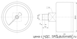 Aventics Манометры, Cерия PG1-SFB – R412010679 - Aventics Манометры, Cерия PG1-SFB – R412010679