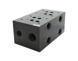 EM207/2Y - Плита для распределителей и клапанов, двухместная, CETOP 07, P-A-B= G1", T=G11/4", M=G1/4", сбоку - EM207/2Y - Плита для распределителей и клапанов, двухместная, CETOP 07, P-A-B= G1", T=G11/4", M=G1/4", сбоку