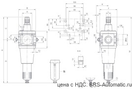 Aventics Регулирующий клапан с фильтром, Cерия NL6-FRE – 0821300865 - Aventics Регулирующий клапан с фильтром, Cерия NL6-FRE – 0821300865
