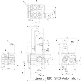 Aventics 5/2-пневмораспределитель, Cерия 589 – 5894900210 - Aventics 5/2-пневмораспределитель, Cерия 589 – 5894900210