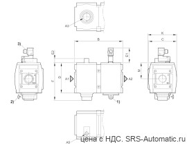 Aventics Блок наполнения, с пневматическим управлением, Cерия AS3-SSU – R412007393 - Aventics Блок наполнения, с пневматическим управлением, Cерия AS3-SSU – R412007393