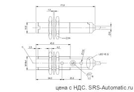 Оптический датчик Balluff BOS 18KF-PA-1LQP-C-02 - Оптический датчик Balluff BOS 18KF-PA-1LQP-C-02