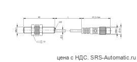 Индуктивный датчик Balluff BES M08EF-PSC20B-BP00,3-GS49 - Индуктивный датчик Balluff BES M08EF-PSC20B-BP00,3-GS49