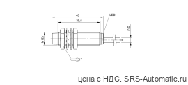 Индуктивный датчик Balluff BES M12EG-PSC80F-BP03 - Индуктивный датчик Balluff BES M12EG-PSC80F-BP03