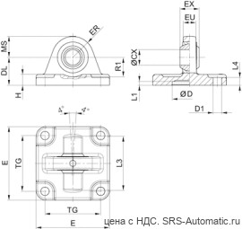 Aventics Проушины, Cерия MP6 – 1827001620 - Aventics Проушины, Cерия MP6 – 1827001620