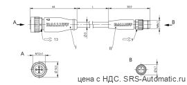 Соединительный кабель Balluff BCC M415-M313-3F-602-PX0334-075 - Соединительный кабель Balluff BCC M415-M313-3F-602-PX0334-075