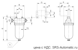 Aventics Фильтр, Cерия MU1-FLS – R412006562 - Aventics Фильтр, Cерия MU1-FLS – R412006562