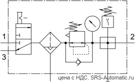 Festo LFRS-3/4-D-MAXI-KF-A Блок подготовки воздуха - Festo LFRS-3/4-D-MAXI-KF-A Блок подготовки воздуха