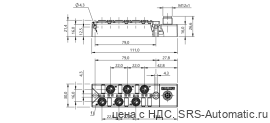 Распределительная коробка Balluff BPI 6M3030-5K-B0-SM48T - Распределительная коробка Balluff BPI 6M3030-5K-B0-SM48T