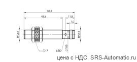 Индуктивный датчик расстояния Balluff BAW M12MI-UAC35C-S04G - Индуктивный датчик расстояния Balluff BAW M12MI-UAC35C-S04G