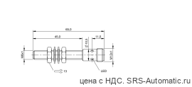 Индуктивный датчик Balluff BES M08MH1-NSC15B-S04G - Индуктивный датчик Balluff BES M08MH1-NSC15B-S04G