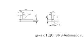 Магнитный датчик для цилиндра Balluff BMF 307K-R-AS-L-3-03 - Магнитный датчик для цилиндра Balluff BMF 307K-R-AS-L-3-03