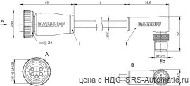 Соединительный кабель Balluff BCC A315-M425-3E-330-PS85N6-010 - Соединительный кабель Balluff BCC A315-M425-3E-330-PS85N6-010