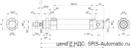 Aventics Мини-цилиндры, Cерия MNI – 0822432303 - Aventics Мини-цилиндры, Cерия MNI – 0822432303