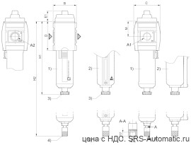Aventics Фильтр сверхтонкой очистки, Cерия AS2-FLC – R412006071 - Aventics Фильтр сверхтонкой очистки, Cерия AS2-FLC – R412006071