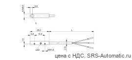 Индуктивный датчик Balluff BES Q05AC-NSC15B-EP02 - Индуктивный датчик Balluff BES Q05AC-NSC15B-EP02