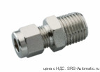 Адаптер прямой с наружной резьбой (коническая) aignep 10480 00 003