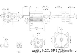 Aventics Компактный цилиндр ISO 21287, Cерия CCI – R422001782 - Aventics Компактный цилиндр ISO 21287, Cерия CCI – R422001782